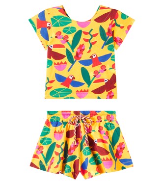 Cotton jersey T-shirt and shorts set | Fábula