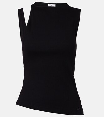 Transverse '90s cotton top | Courrèges