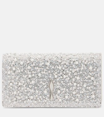 Bettina embellished leather clutch | Christian Louboutin