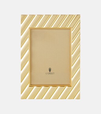 Maxime gold-plated picture frame | L'Objet