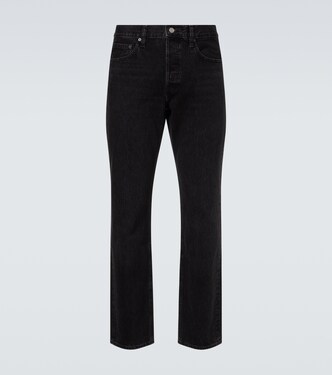 The Straight mid-rise straight jeans | Frame