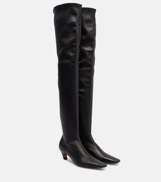 Arizona 50 leather over-the-knee boots | Khaite