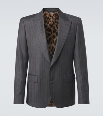 Pinstripe virgin wool blazer | Dolce&Gabbana
