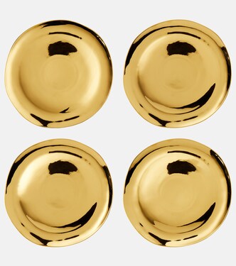 Set of 4 porcelain dinner plates | Bitossi