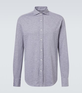 Cotton poplin shirt | Brunello Cucinelli
