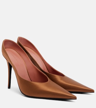 Anok satin mules | Amina Muaddi