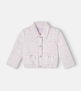 Crystal-embellished tweed jacket | Self-Portrait Kids