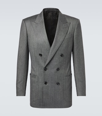 Blazer Mouliné de sarga de lana | Tom Ford