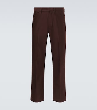 Pantalones cargo de satén de algodón | Tom Ford