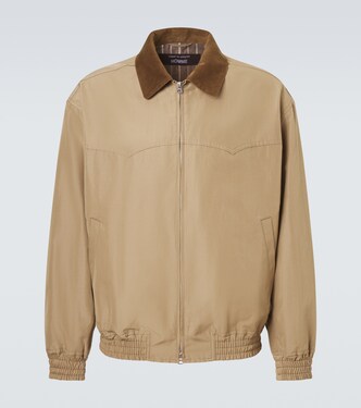 Corduroy-trimmed blouson jacket | Comme des Garçons Homme