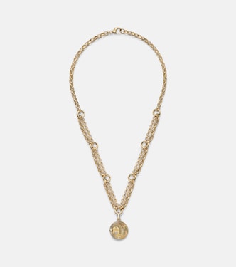 Halskette Infinite Gratitude aus 18kt Gelbgold mit Diamant | FoundRae