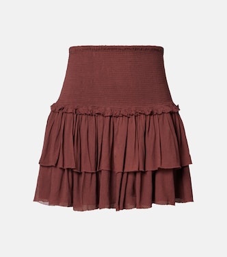 Farrah tiered miniskirt | Poupette St Barth