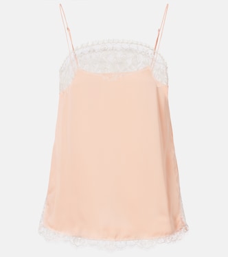 Top lencero Hanna de satén con encaje | Faithfull