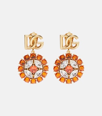DG embellished clip-on earrings | Dolce&Gabbana