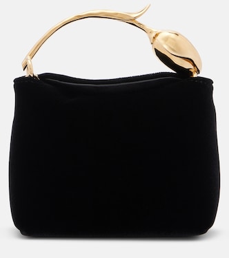 Bloom Micro velvet top-handle bag | Erdem