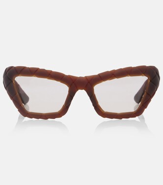 Gafas de sol cat-eye Knot Intrecciato | Bottega Veneta