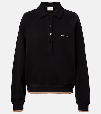 Collared Elle cotton polo shirt | The Upside