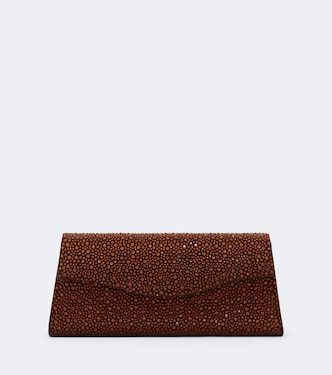 Crystal-embellished clutch | Elie Saab