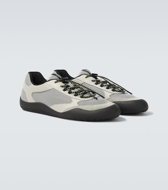Speedrock leather-trimmed sneakers | Prada