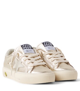 Sneakers May in pelle metallizzata | Golden Goose Kids