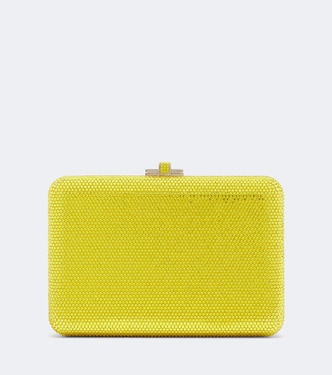 Clutch Slim Slide adornado | Judith Leiber Couture