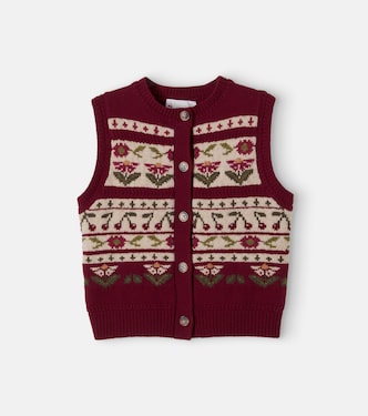 Meriam wool sweater vest | Bonpoint