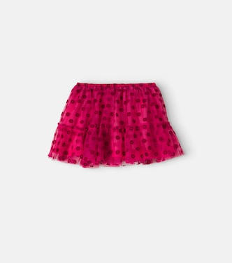 Petronille floral ruffled tulle skirt | Bonton