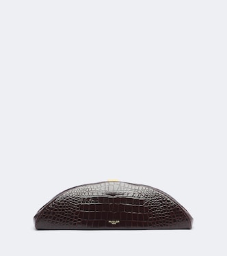 Clutch Lua in pelle stampata | Mugler