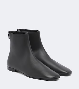 Leather ankle boots | Toteme