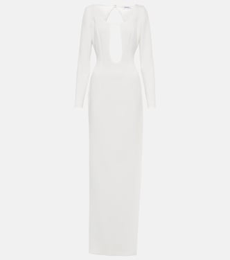 Robe longue en crêpe | Mônot