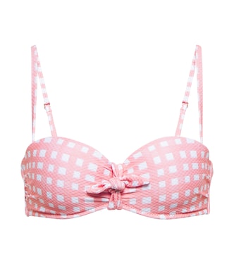 Haut de bikini Maldives à carreaux | Heidi Klein