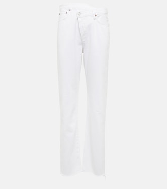 Criss Cross high-rise straight jeans | Agolde