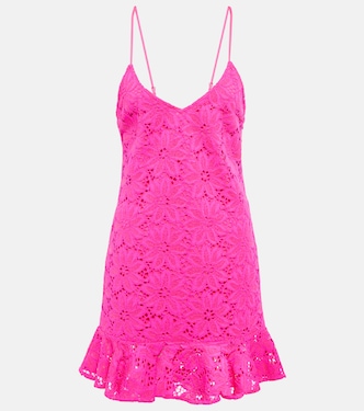 Minikleid aus Spitze | Rotate