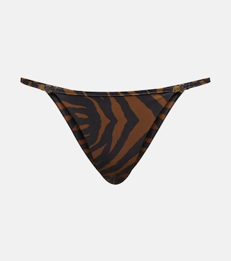 Zebra-print bikini bottoms | Same