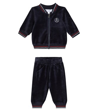 Baby cotton-blend jacket and sweatpants set | Tartine et Chocolat