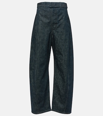 High-rise barrel-leg jeans | Lemaire