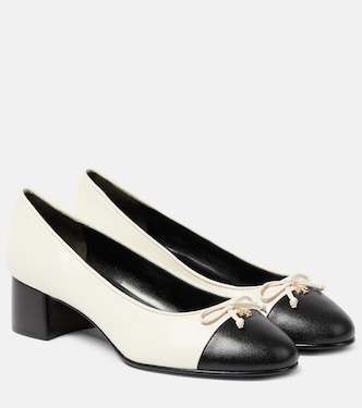 Cap-toe leather pumps | Tory Burch