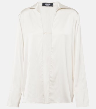 La Chemise Notte satin top | Jacquemus