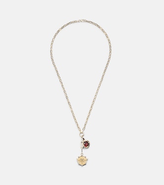 Collier Vivacity & Internal Compass en or 18 ct et diamants | FoundRae