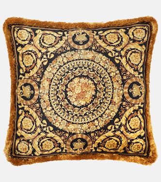 Barocco silk cushion  | Versace Home
