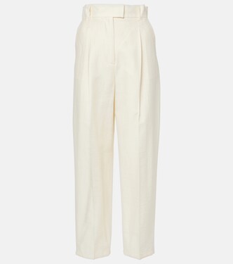 Pantalon droit Efedra à taille haute | Max Mara