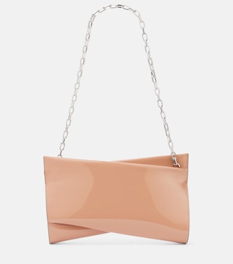 Loubitwist Small patent leather clutch | Christian Louboutin