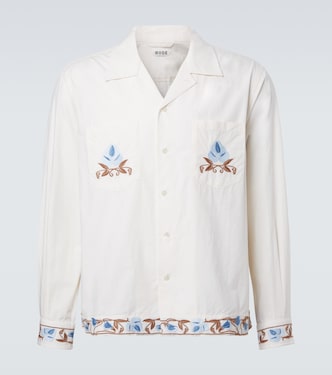 Hemd Nouveau Vine aus Baumwollpopeline | Bode