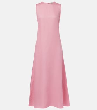 Robe midi Tallin en lin | Asceno