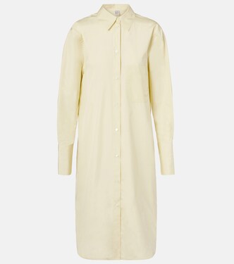 Cotton poplin shirt dress | Toteme
