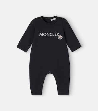 Baby logo cotton-blend onesie | Moncler Enfant