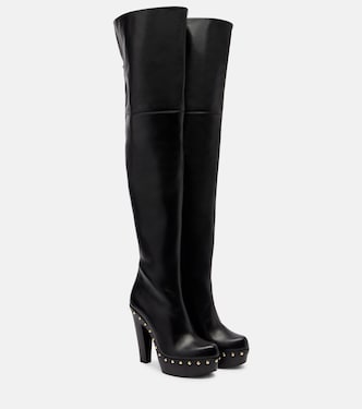 Verzierte Overknee-Stiefel Lola aus Leder | Chloé