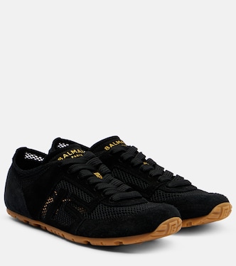 Sneakers Runner mit Veloursleder | Balmain