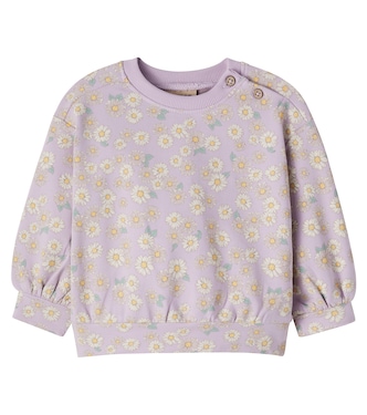 Bebé - sudadera Lia de jersey de algodón floral | Wheat