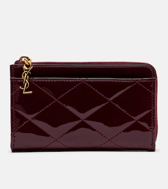 Kartenetui Paris Fragments aus Lackleder | Saint Laurent